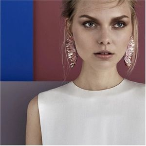 Mignonne Gavigan MADELINE EARRINGS BLUSH ROSE GOLD MSRP$250
